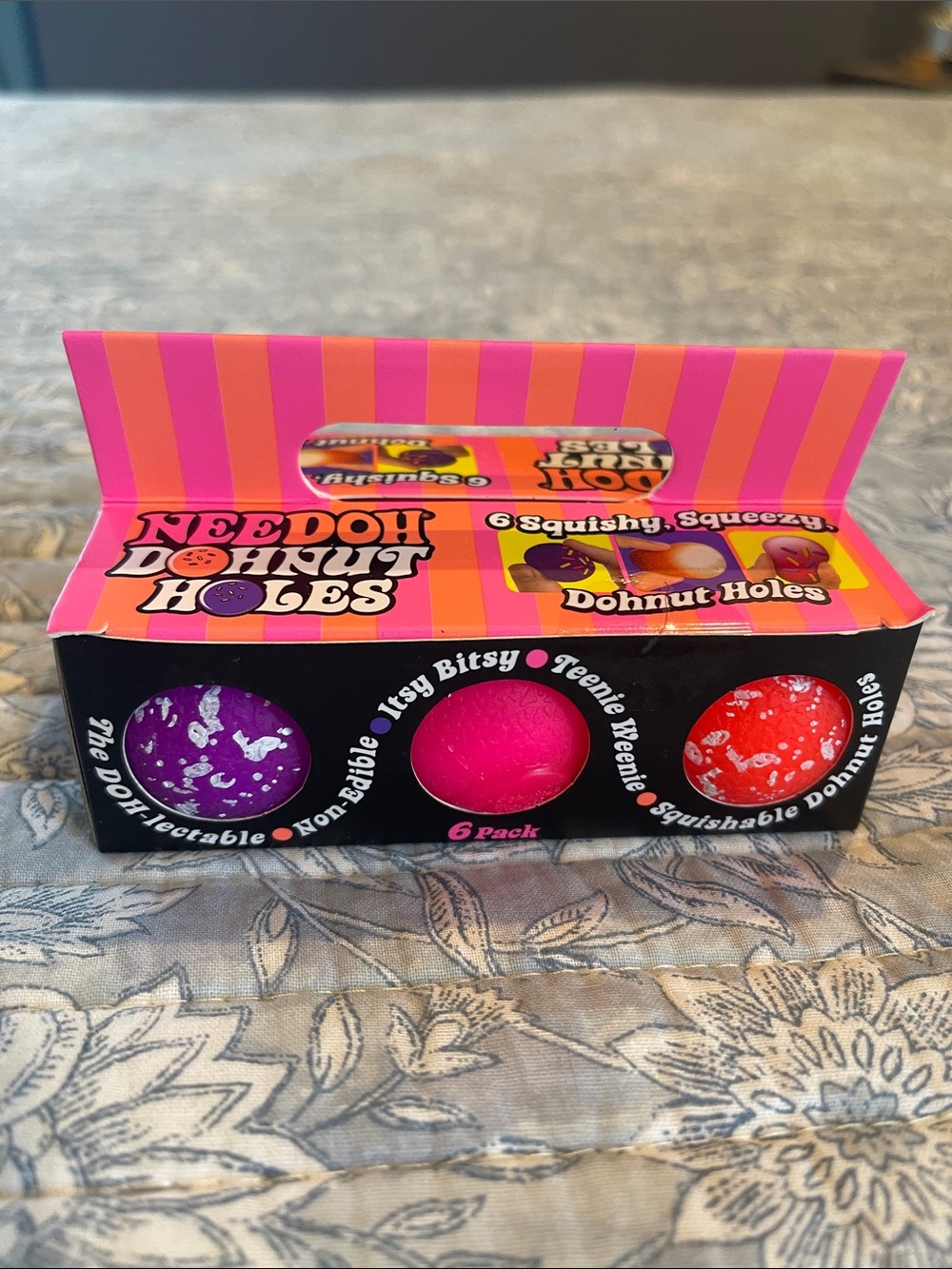 NEEDOH Dohnut Holes donut holes Schylling 6 pack NWT NIB Squishy